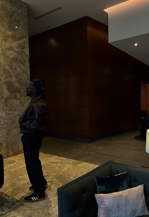 Darnell Jackson in a dark lounge